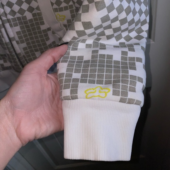 Fox Girls Fur Jacket Zip Up Hoodie Large - Picture 6 of 16